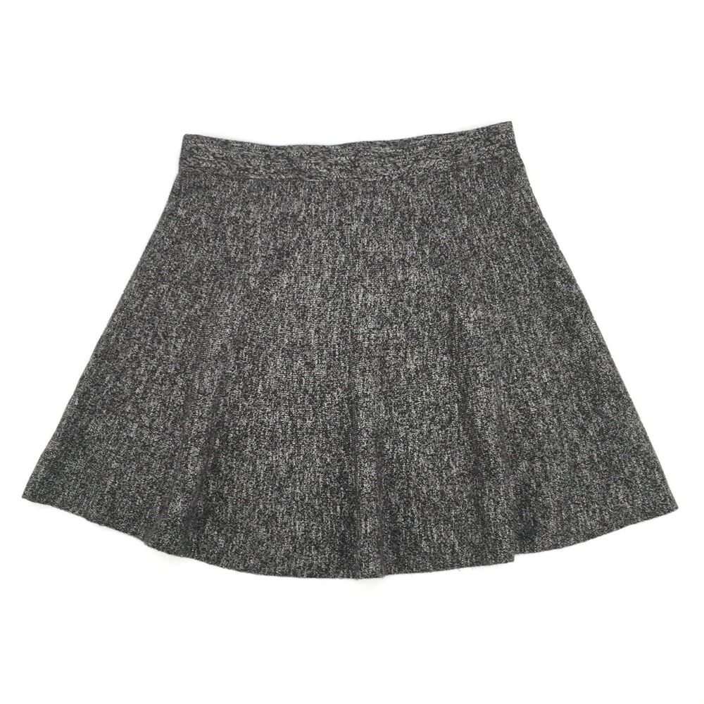 Max Studio Pull On A-Line Swing Skirt Size Medium Womens Gray M Heavy Weight